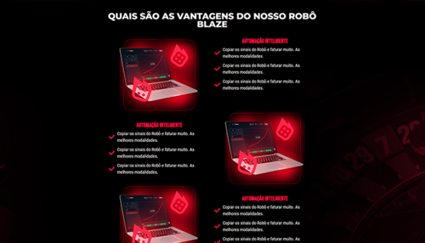 Landing Page para venda de robô trades e investimentos - Imagem 2